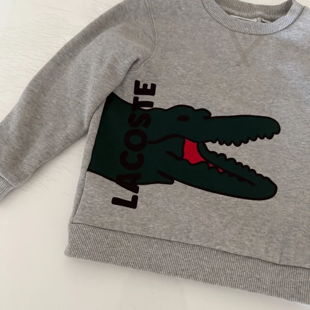 Lacoste gray sweatshirt
